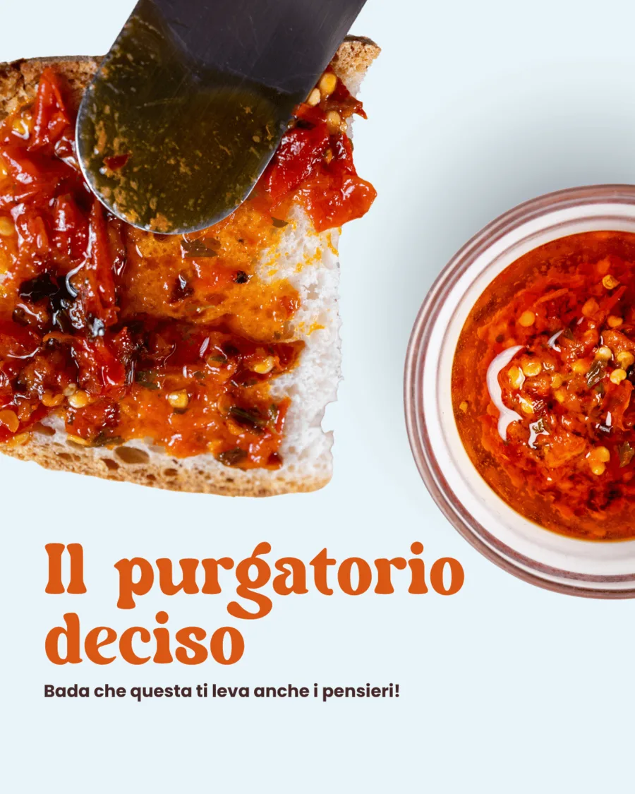 Il purgatorio deciso — salsa piccante de La Giostra
